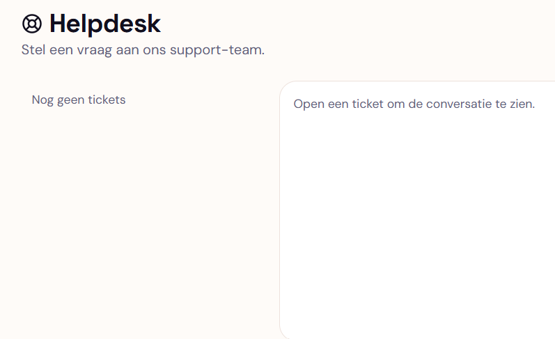 Gratis helpdesk